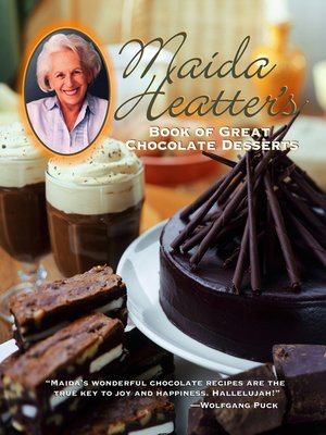 cover image of Maida Heatter's Book of Great Chocolate Desserts